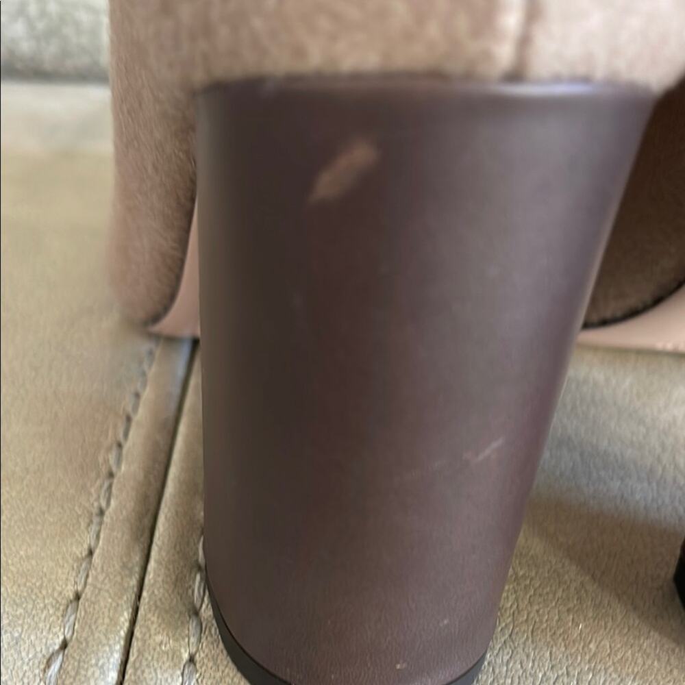 Brooks Brothers Women’s Block Heel Pumps Genuine Leather In Light Brown Size 7.5 - Picture 10 of 13